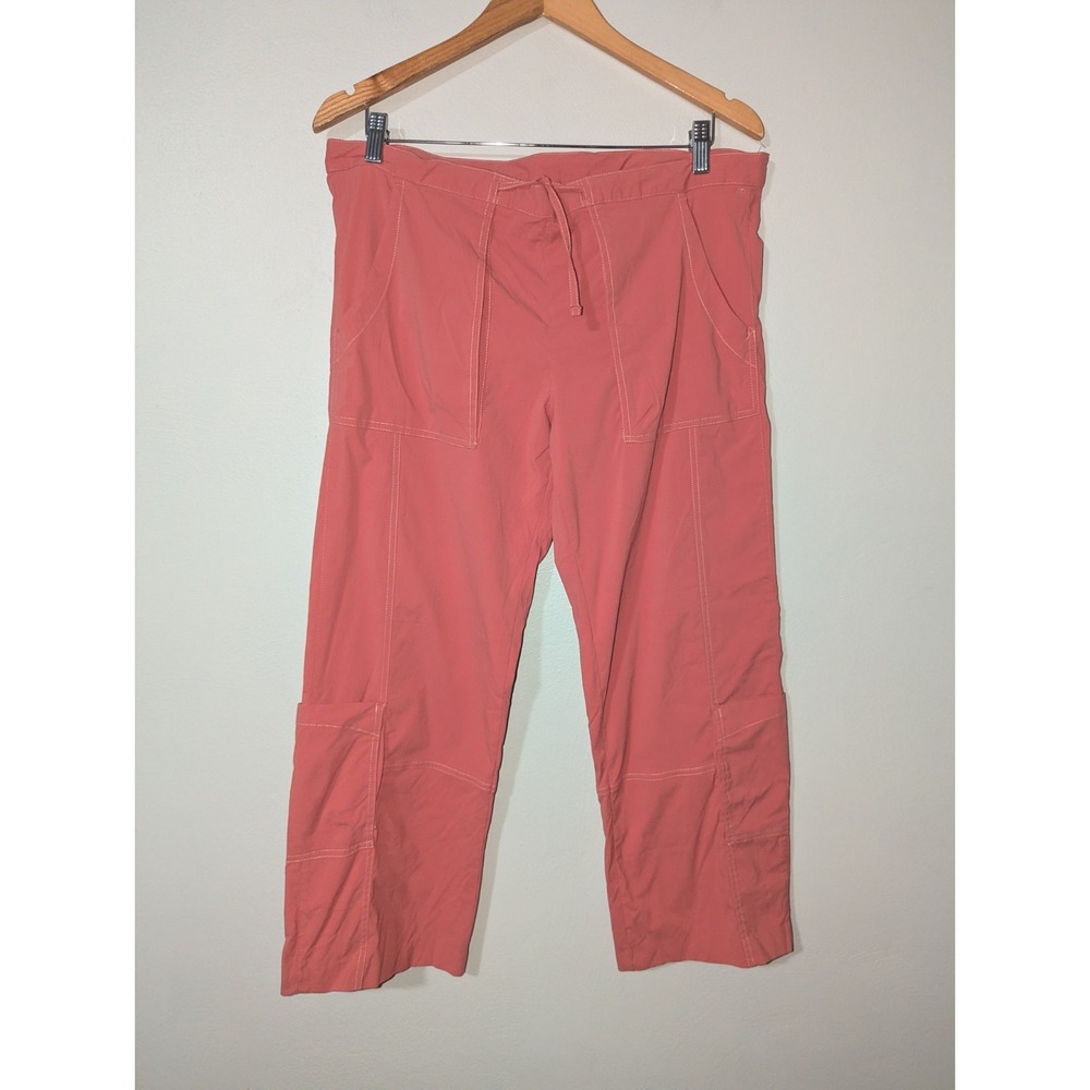 M Lucy Flex Pink Drawstring Waist Cargo Pants